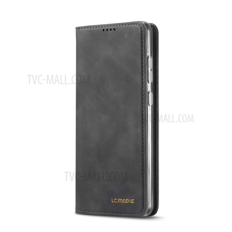 LC.IMEEKE LC-002 Wallet Leather Stand Case for Samsung Galaxy S20 Ultra - Black-6