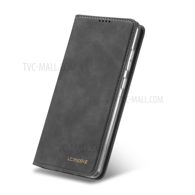 LC.IMEEKE LC-002 Wallet Leather Stand Case for Samsung Galaxy S20 Ultra - Black-9