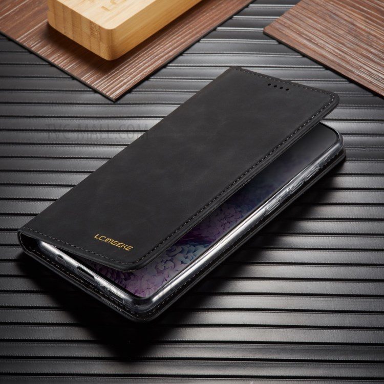 LC.IMEEKE LC-002 Wallet Leather Stand Case for Samsung Galaxy A71 - Black-10