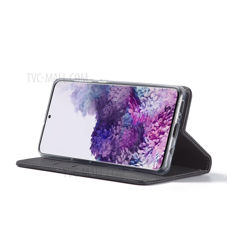 LC.IMEEKE LC-002 Wallet Leather Stand Case for Samsung Galaxy A71 - Black-7