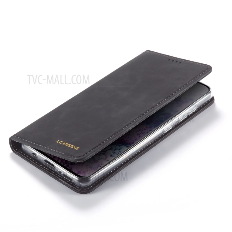 LC.IMEEKE LC-002 Wallet Leather Stand Case for Samsung Galaxy A71 - Black-8