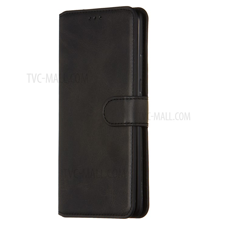 Wallet Flip Leather Case Phone Cover for Samsung Galaxy S10 Lite/A91/M80S - Black-5