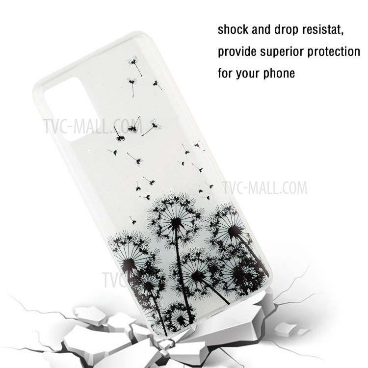 Pattern Printing TPU Protective Case for Samsung Galaxy A71 - Dandelion-4