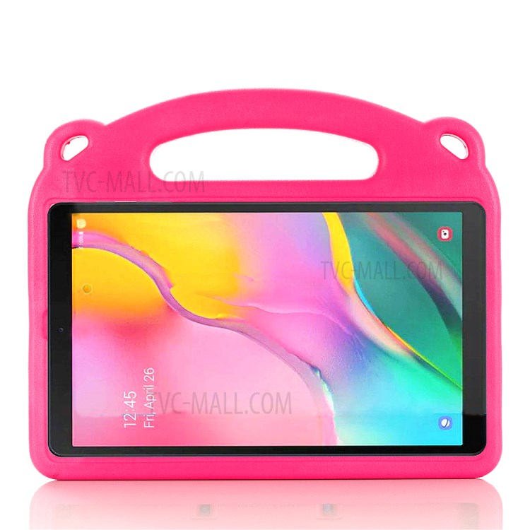 Panda Style Shockproof Kickstand EVA Protective Case for Samsung Galaxy Tab A 10.1 (2019) SM-T510/T515 - Rose-2