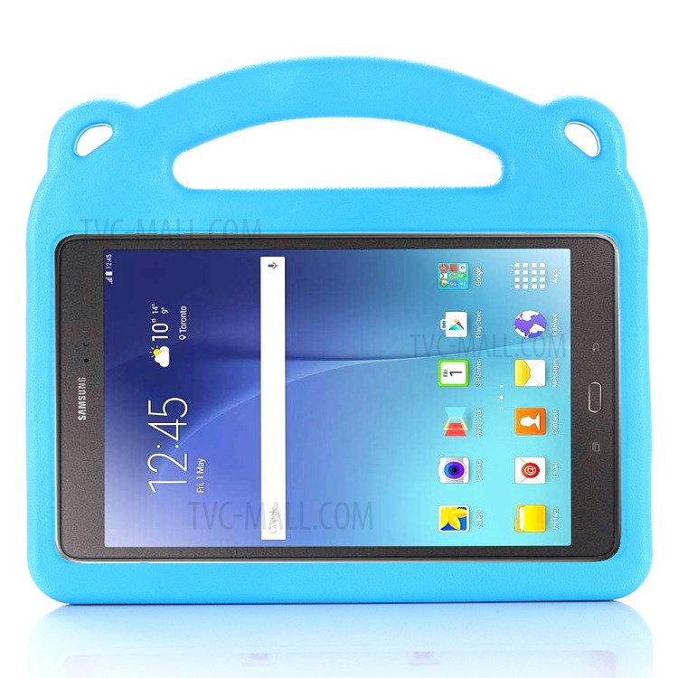 Panda À Prova De Choque Estilo Estribo Lateral Caso, A Tabela De EVA Para Samsung Galaxy Guia Um 8.0 Wi-Fi (2019) SM-T290 / T295 - Azul-2