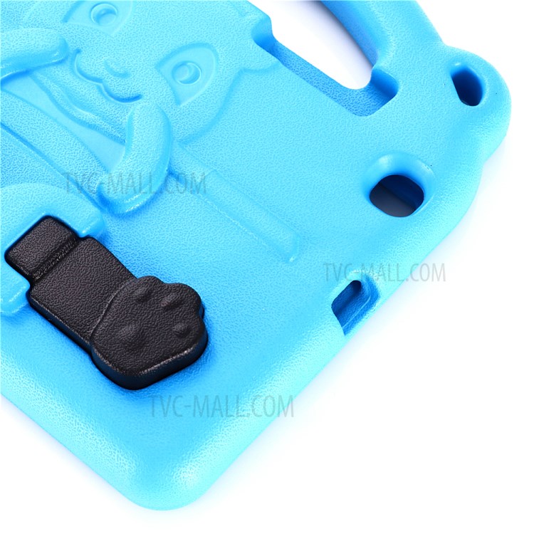 Panda À Prova De Choque Estilo Estribo Lateral Caso, A Tabela De EVA Para Samsung Galaxy Guia Um 8.0 Wi-Fi (2019) SM-T290 / T295 - Azul-6
