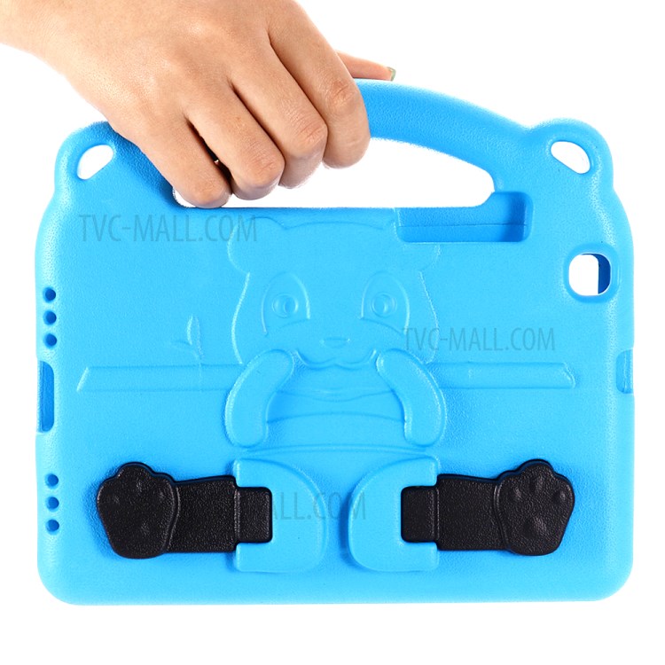 Panda À Prova De Choque Estilo Estribo Lateral Caso, A Tabela De EVA Para Samsung Galaxy Guia Um 8.0 Wi-Fi (2019) SM-T290 / T295 - Azul-8