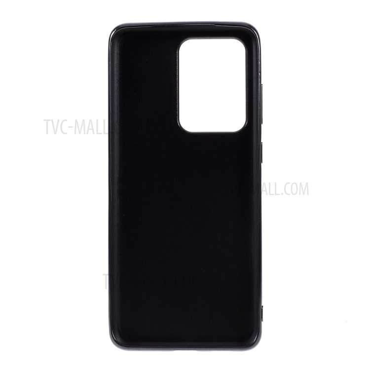 Shiny Glitter Powder Electroplating TPU + PC Cell Phone Case for Samsung Galaxy S20 Ultra - Black-3