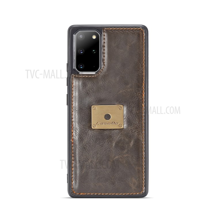 Shell CASEME Serie Qin Staccabile 2-in-1 Spaccato Del Cuoio Del Telefono Per La Galassia S20 Inclusa - Marrone-11