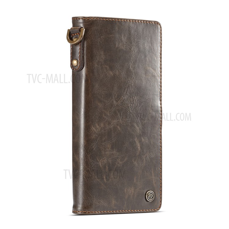 Shell CASEME Serie Qin Staccabile 2-in-1 Spaccato Del Cuoio Del Telefono Per La Galassia S20 Inclusa - Marrone-8
