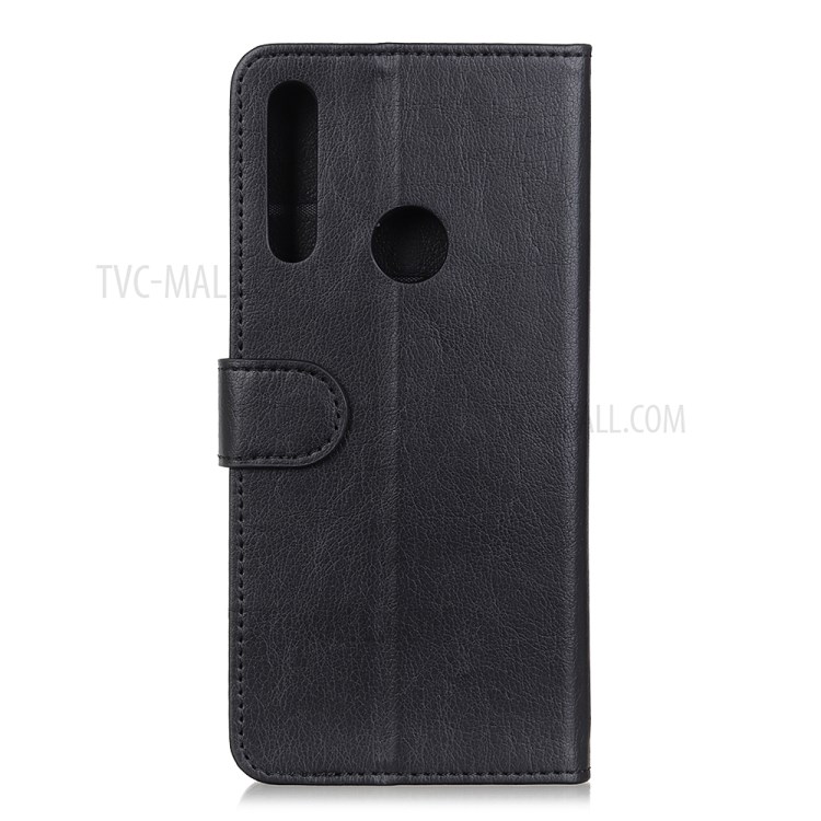 Litchi Texture Wallet Stand Leather Phone Case for Samsung Galaxy A70e - Black-6