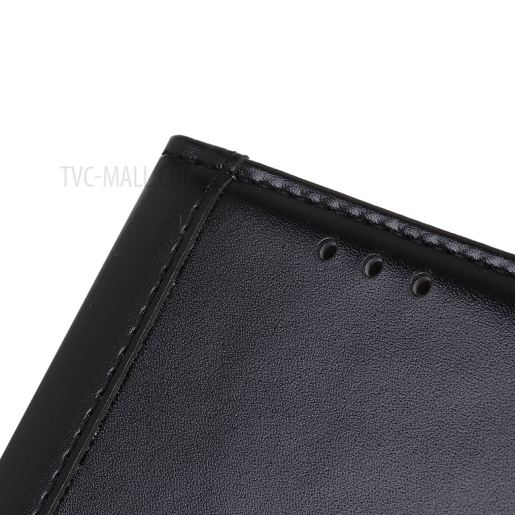 Wallet Leather Stand Case for Samsung Galaxy A70e - Black-9