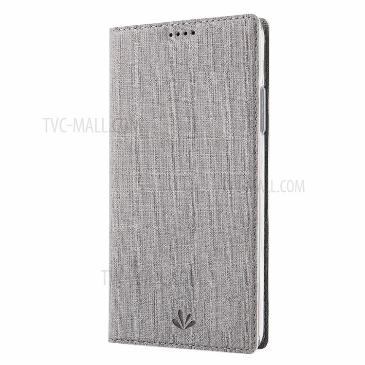 VILI DMX Cross Skin Leather Shell Case for Samsung Galaxy A91/S10 Lite - Grey-6