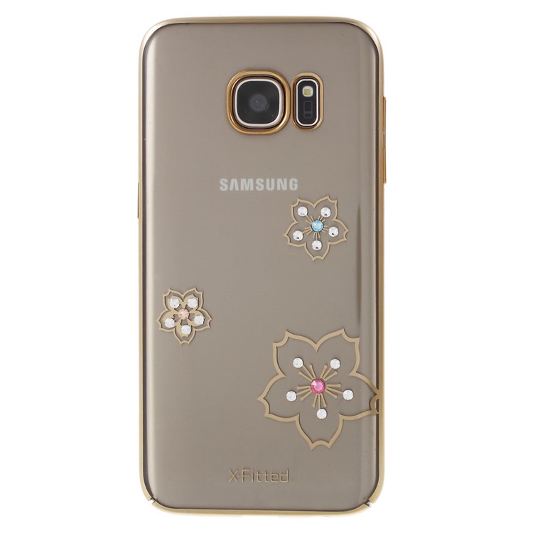 

X-FITTED Blossoming Diamond Plating Hard Shell for Samsung Galaxy S7 G930 - Gold