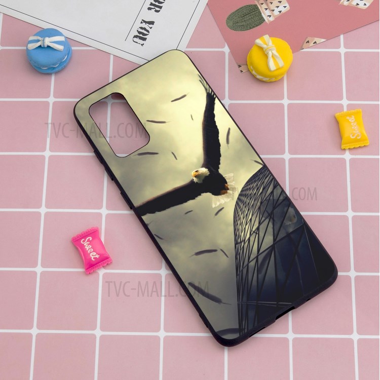 Pattern Printing Matte Soft TPU Protective Case for Samsung Galaxy A71 A715 - Eagle-6