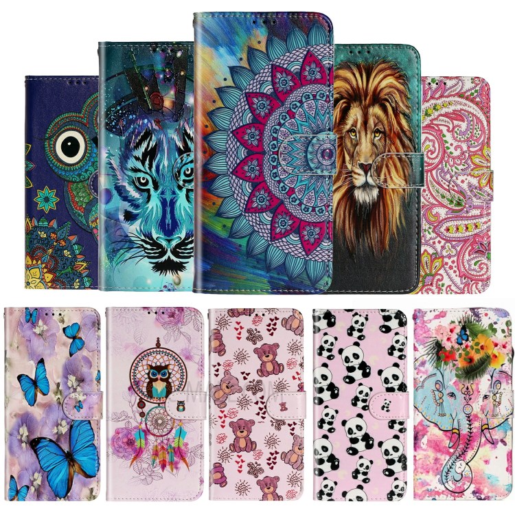 Embossed Pattern Printing Wallet Leather Stand Case for Samsung Galaxy S20 Ultra - Flower-7