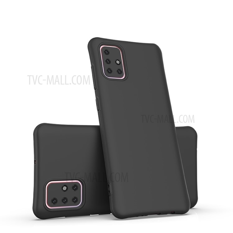 Fosca Caso Protetora TPU Para Samsung Galaxy A71 - Preto-2