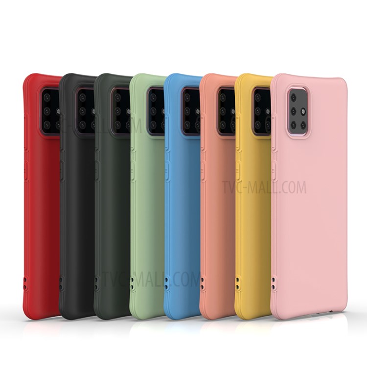 Fosca Caso Protetora TPU Para Samsung Galaxy A71 - Preto-6