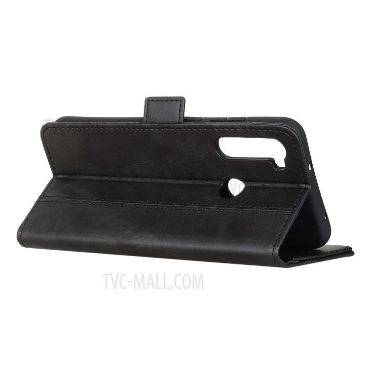 Fecho Magnético Couro Aleta Carteira Caso Do Telefone Móvel Para Samsung Galaxy A11 - Preto-2