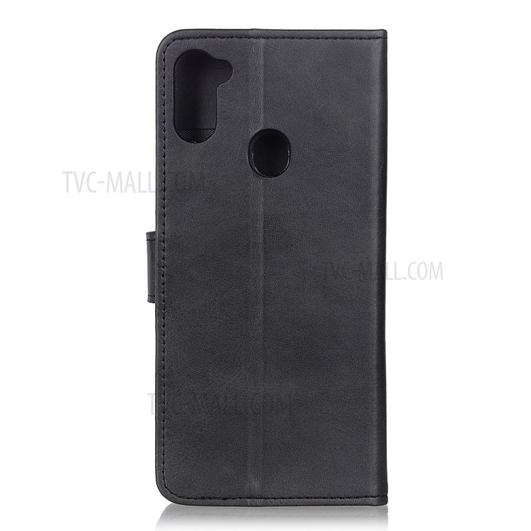Caso Di Telefono Cellulare Magnetica PU Portafogli In Pelle Per La Galassia A11 - Nero-10