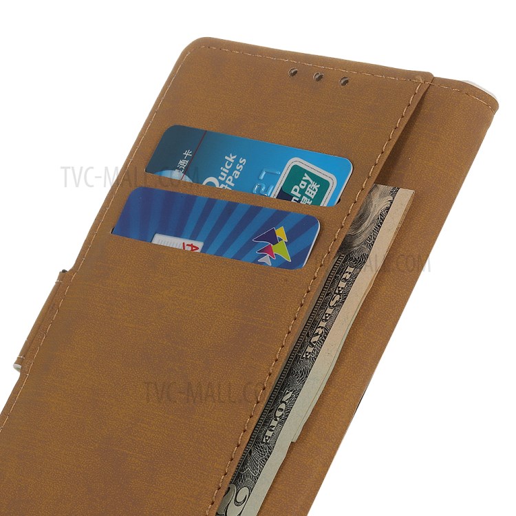 Pattern Printing Wallet Leather Stand Cover for Samsung Galaxy A11 - Eiffel Tower and Quill-pen-6