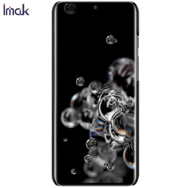 IMAK Série Ruiyi Pele De Couro Caso Difícil PC Para Samsung Galaxy S20 + 5G - Preto-4