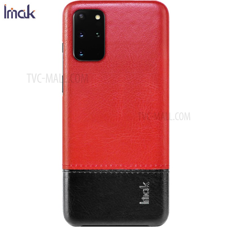 IMAK Ruiyi Series Leather Skin Hard PC Case for Samsung Galaxy S20+ 5G - Red-2