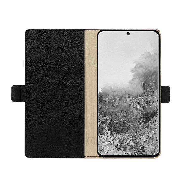 DZGOGO Milo Series Wallet Leather Phone Shell for Samsung Galaxy A81/Note 10 Lite - Black-3