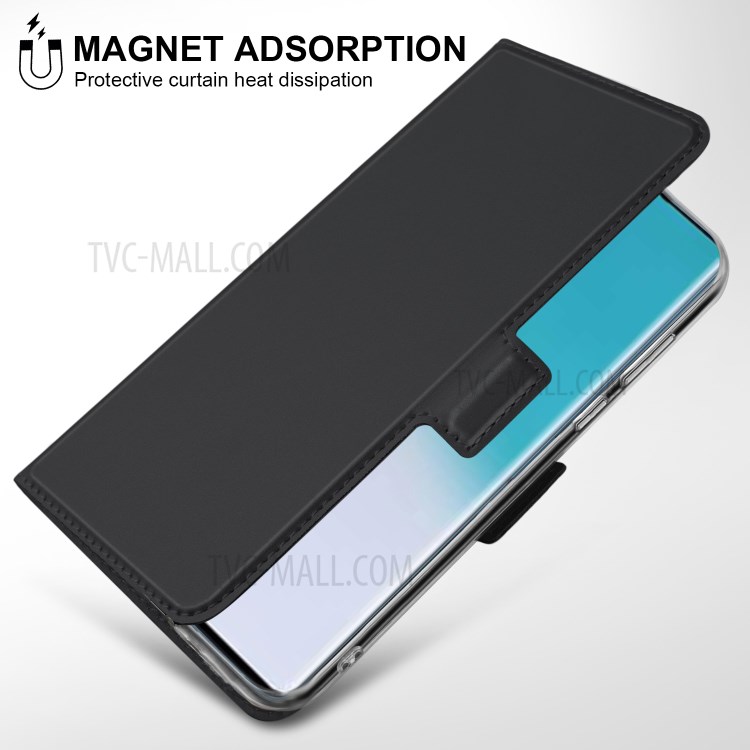 Card Holder Phone Cover PU Leather Protection Case for Samsung Galaxy S20 Plus - Black-3