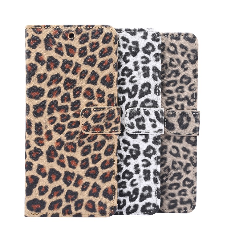 Leopard Texture PU Leather Case with Wallet Stand for Samsung Galaxy S20 Ultra - White-8