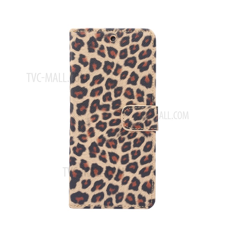 Leopard Textur PU Ledertasche Mit Portemonnaie Standplatz Für Samsung-Galaxie S20 Ultra - Braun-2