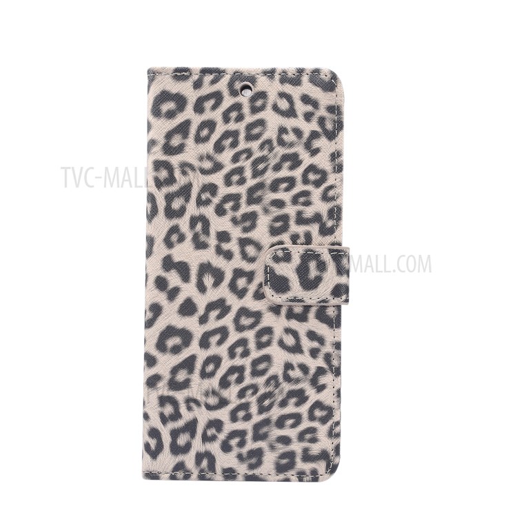 Leopardo Textura Estojo De Couro PU Com Suporte Carteira Para Samsung Galaxy S20 De Ultra - Amarelo-2
