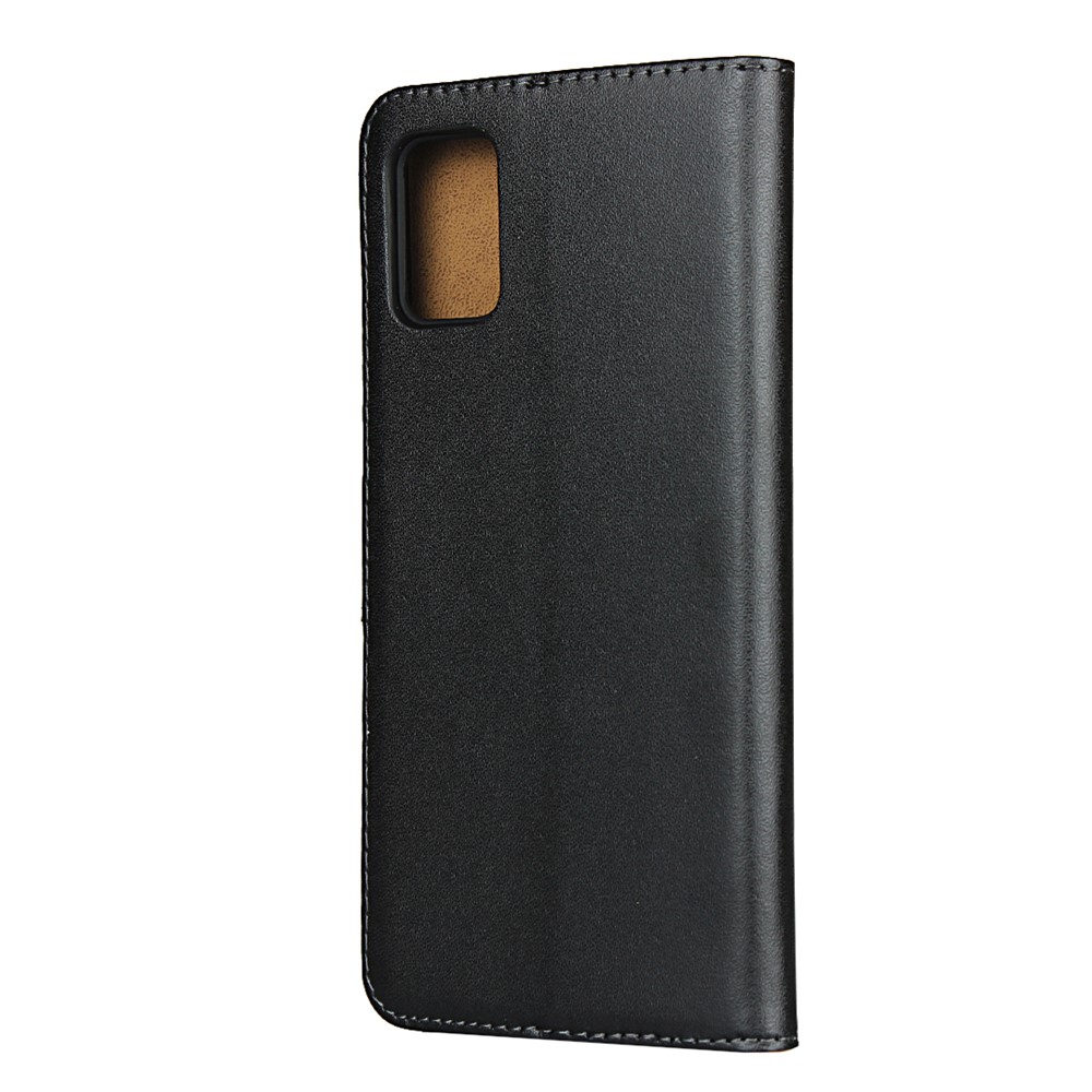 Genuína Carteira De Couro Da Carcaça Shell Telefone Celular Suporte Para Samsung Galaxy A51 - Rosa-4