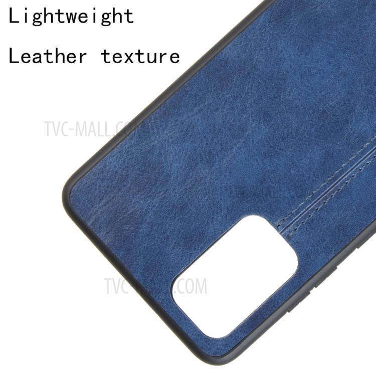PC + TPU + PU Leather Combo Phone Casing for Samsung Galaxy S20 Plus 5G - Blue-2