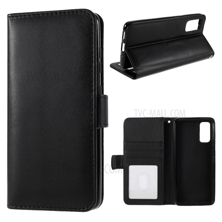 Wallet Stand Protective Leather Flip Case for Samsung Galaxy S20-1