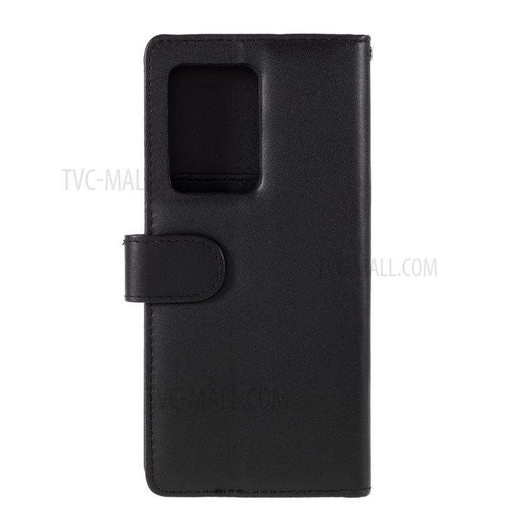 Magnetic Leather Wallet Stand Phone Shell for Samsung Galaxy S20 Ultra-2