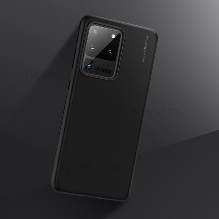 Bordes Serie Caballero X-NIVEL Envueltos Heló La Caja PC Para La Galaxia S20 De Ultra - Negro-1