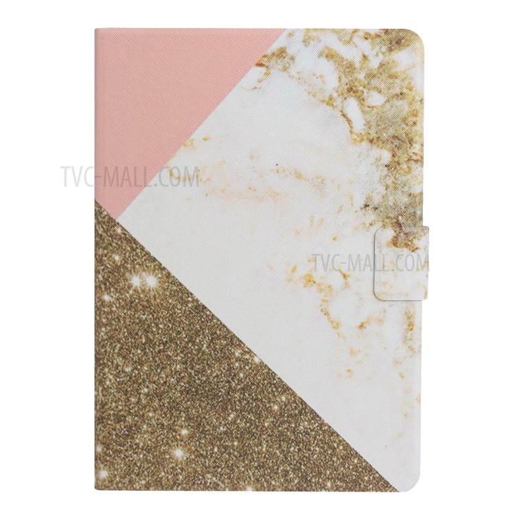 Marble Texture Stand Leather Card Holder Case for Samsung Galaxy Tab A 10.1 (2019) T510 - Style F-1
