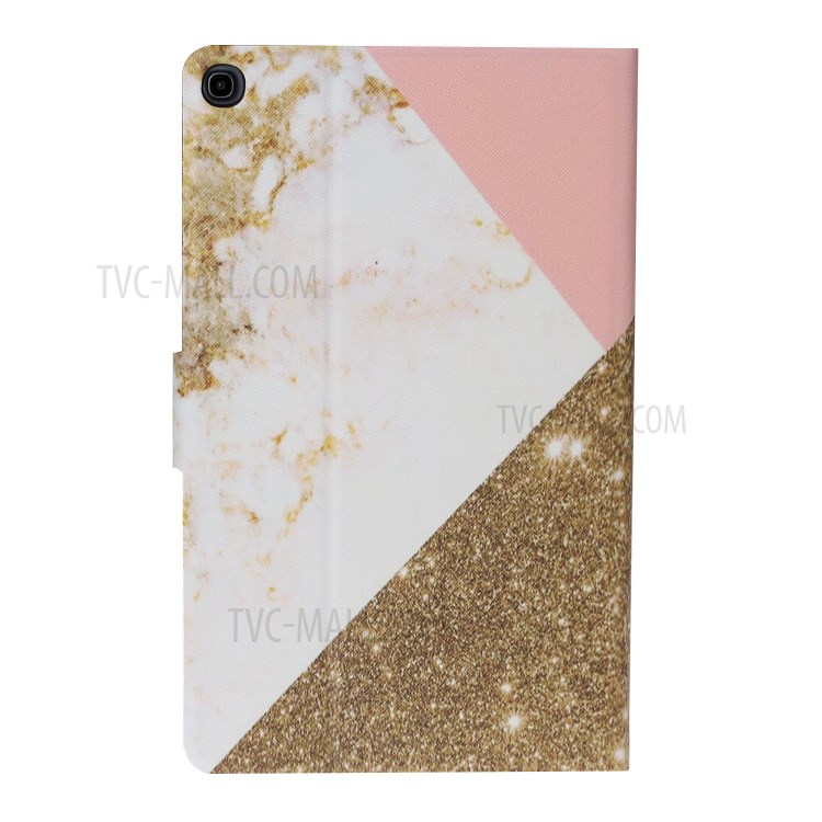 Marble Texture Stand Leather Card Holder Case for Samsung Galaxy Tab A 10.1 (2019) T510 - Style F-2
