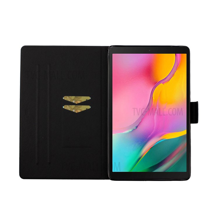 Marble Texture Stand Leather Card Holder Case for Samsung Galaxy Tab A 10.1 (2019) T510 - Style F-5