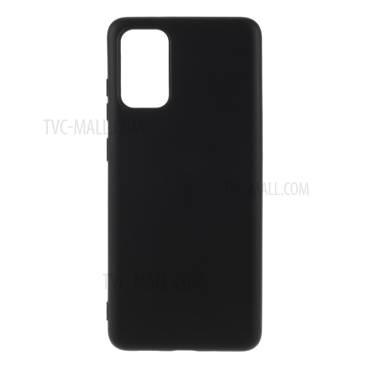Liquid Silicone Cell Phone Case for Samsung Galaxy S20 - Black-1