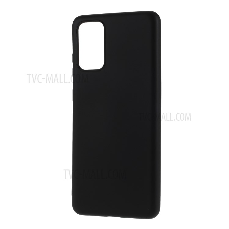 Liquid Silicone Cell Phone Case for Samsung Galaxy S20 - Black-2