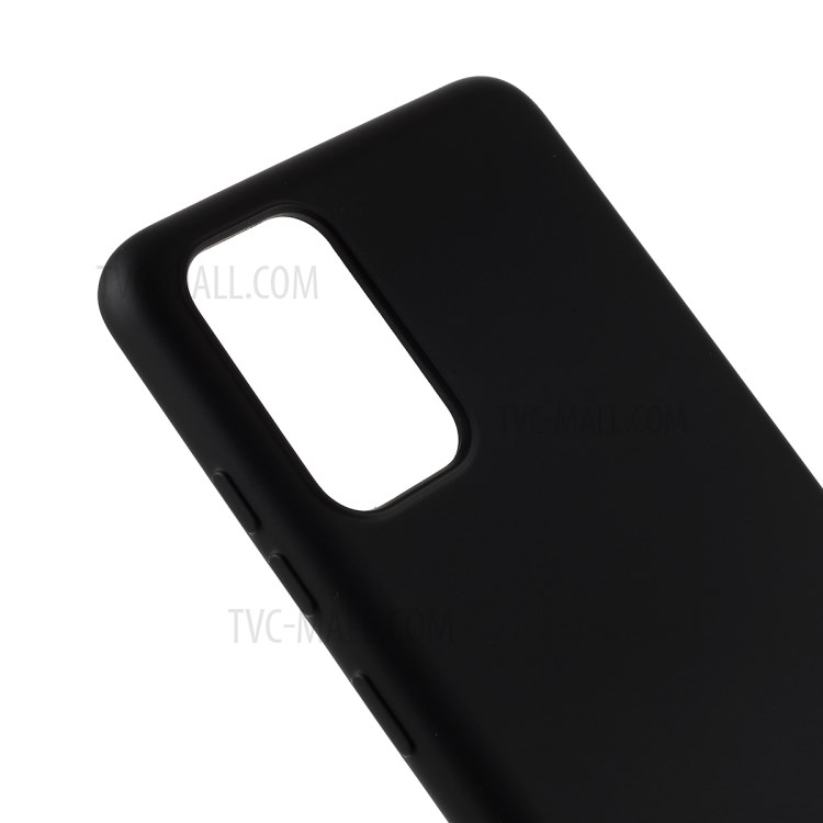 Liquid Silicone Cell Phone Case for Samsung Galaxy S20 - Black-4