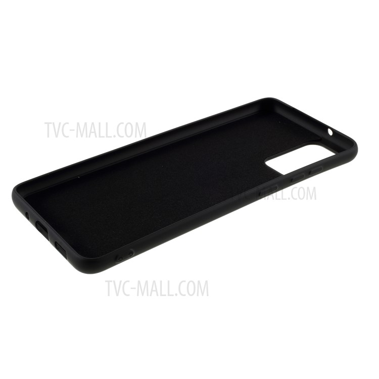 Liquid Silicone Cell Phone Case for Samsung Galaxy S20 - Black-7