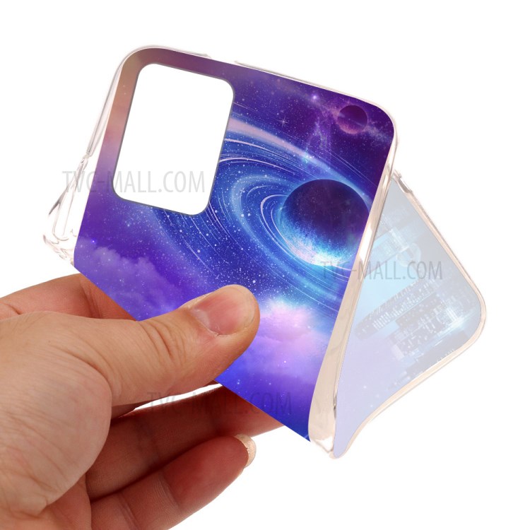 Space Series Pattern TPU Phone Case for Samsung Galaxy S20 Ultra 5G/ S20 Ultra - City Starry Sky-2