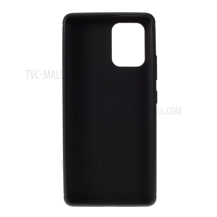 Carbon Fiber Texture TPU Soft Cover for Samsung Galaxy A91/S10 Lite/M80S - Black-3