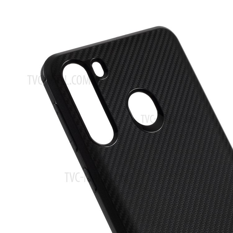 Anti-slip Drop-resistant TPU Mobile Case for Samsung Galaxy A21 - Black-4