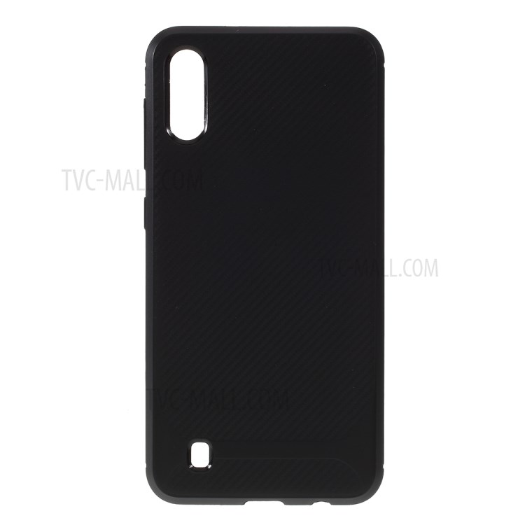 Anti-slip TPU Flexible Mobile Phone Case Cover for Samsung Galaxy M10/A10 - Black-1