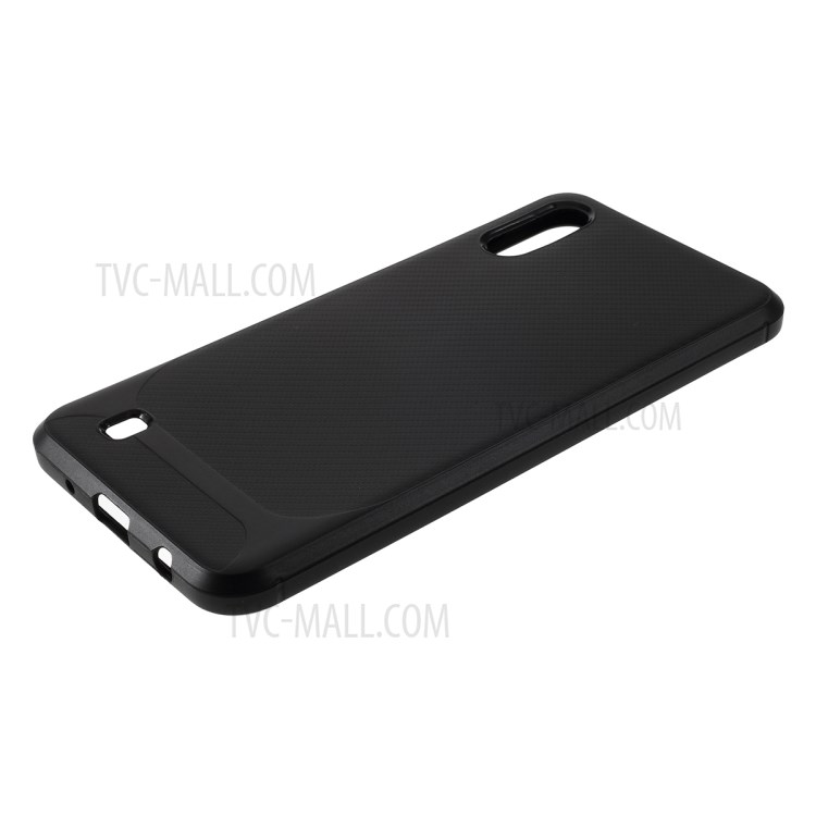 Anti-slip TPU Flexible Mobile Phone Case Cover for Samsung Galaxy M10/A10 - Black-4