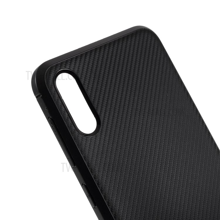 Anti-slip TPU Flexible Mobile Phone Case Cover for Samsung Galaxy M10/A10 - Black-7